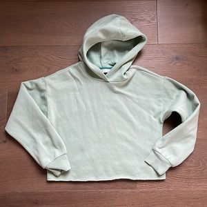 EUC DSG Mint Green Cropped Hoodie Kids Size Large Dick’s Sporting Goods